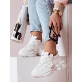 DStreet Sneakersy damskie na platformie VISTARUN białe | shoptok.hr