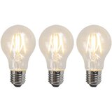 LUEDD Komplet 3 A60 LED žarnic z žarilno nitko 4W 2700K 320lm Cene