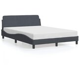  Okvir za krevet Dover tamno sivi 135x190 cm baršun | shoptok.hr