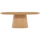 Venture Home Castor ovalni blagovaonski stol 200 × 90 cm, prirodna boja drva | shoptok.hr