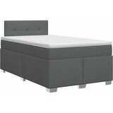  Boxspring krevet s madracem Tamnosiva 120 x 200 cm Tkanina | shoptok.hr