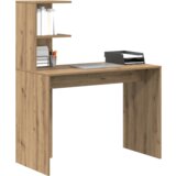  Radni stol od hrasta Hrast MDF s hrastovim furnirom Srednji | shoptok.hr