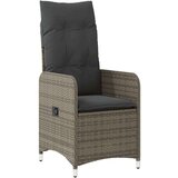  5-dijelni vrtni bistro set od poliratana s jastucima sivi | shoptok.hr