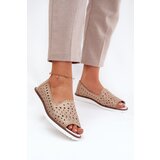 S. BARSKI Leather perforated ballerinas with open toes S.Barski | ePonuda.com
