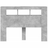  LED uzglavlje siva boja betona 140x18,5x103,5 cm | shoptok.hr