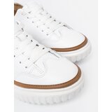 Sergio Leone White leather platform sneakers by | ePonuda.com