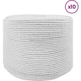 Pametna uže 10 kom. 2 mm 100 m Bijela 100% Pamuk | shoptok.hr