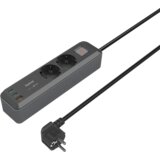 Hama 00223188 razdelilna letev s stikalom sivo-črna vtičnica 1 kos, (20457825) | Shoptok.si