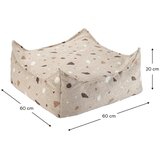 Wigiwama Svjetlo smeđa vreća za bebe od bouclé tkanine/od šenila Terrazzo Square – | shoptok.hr