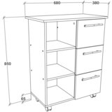 MID.YOU Večnamenski Voziček Esilo, Siva, Bela | Shoptok.si