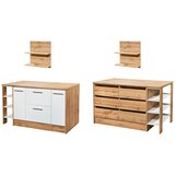 RESPEKTA Kuhinjski Otog Hilde, Bela, Barva Hrasta | Shoptok.si