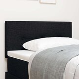  LED Naslonjalo z gumbi črno 90 cm tkanina, (22052446) Cene