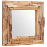  Ukrasno Ogledalo od Tikovine 60x60 cm Kvadratno | shoptok.hr