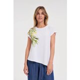 Marisse White Round Neck T-Shirt | shoptok.hr