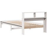 Krevet s regalom za knjige bez madraca bijeli 90x200cm borovina | shoptok.hr