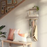 Umbra stenski regal bela, barve bukve | Shoptok.si