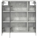  Kupaonski ormar s ogledalom Betonski sivi 63,5 x 16 x 62,5 cm | shoptok.hr