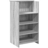 Maison Chic sprejemna miza - računalniška miza - pisarniška miza siva sonoma 55x50x103,5 cm inženirski les, (21785065) | Shoptok.si