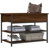 Klupa za cipele smeđa boja hrasta 70x42,5x50 cm drvene | shoptok.hr
