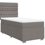 Maison Chic Box spring postelja - Vzmetna postelja z vzmetnico taupe 90x190 cm blago SL24439, (21879992) | Shoptok.si