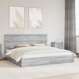  s od storage Siva Sonoma 200 x 200 cm Konstruirano drvo | shoptok.hr
