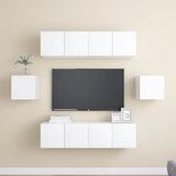  6-dijelni set TV ormarića bijeli od iverice | shoptok.hr