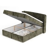 Maison de Rêve Temno zelena boxspring postelja s prostorom za shranjevanje 160x200 cm Passion – | Shoptok.si
