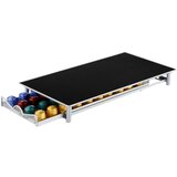 Cheffinger Pravokotni Predal za 40 Kapsul Nespresso z Kovinsko Mrežo, ?rna, (21552973) | Shoptok.si