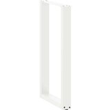  Noge stolića za kavu U-oblika 2 kom bijele 50x(90-91) cm čelik | shoptok.hr