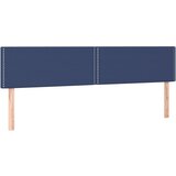 Maison Chic Posteljno vzglavje - Vzglavna omarica 2 kosa modro 90x5x78/88 cm blago, (22077724) Cene