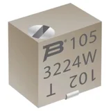 Bourns cermet trim potenciometar, 12 okretaja, 1kΩ, 0,25W, smd, vrh, 3224W-1-102E cermet trimer linearno 0.25 w 1 kΩ 4320 ° 1 st.