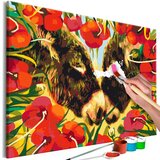  Slika za samostalno slikanje - Donkeys in Love 60x40 | shoptok.hr