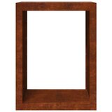  Stalak za drva za ogrjev 60 x 40 x 80 cm Pohabani čelik | Eponuda.com