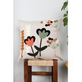 Mioli Decor Lanena okrasna blazina 43x43 cm Lale – Cene