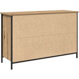 TV omarica Črna Oreh 101x35x65 cm Izdelano iz lesa in jekla, (22012376) | Shoptok.si