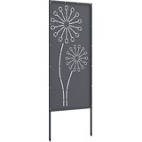  Privatnost u vrtu Antracit 50 x 140 cm Hladno valjana čelična Slike