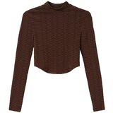 Bershka Majica rjava | Shoptok.si