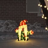 vidaXL Osvijetljeni patuljak Topla bijela 100 x 80 cm | shoptok.hr