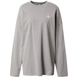 VIERVIER Majica 'Zeynep' siva / bela | Shoptok.si