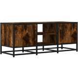 Maison Chic TV omarica - TV stojalo - Televizijska omarica dimljeni hrast 100x35x41 cm inženirski les, (21701561) Cene