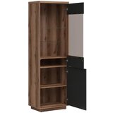 XXXL VITRINA, črna, barve hrasta | Shoptok.si