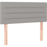 vidaXL Box spring postelja z vzmetnico svetlo siva 90x190 cm blago | Shoptok.si