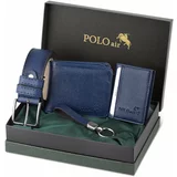 Polo Air Wallet - Dark blue - Plain