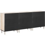  Kreveta 3 pcs Bijelo 60 x 33,5 x 75 cm Čvrsto drvo manga | shoptok.hr