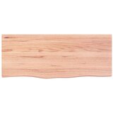 Stolna ploča svjetlosmeđa 100 x 40 x 4 cm tretirana hrastovina | shoptok.hr