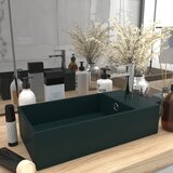  Kupaonski umivaonik keramički tamnozeleni | shoptok.hr
