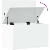  Kutija za pohranu bijela 60 x 35 x 35 cm od konstruiranog drva | shoptok.hr