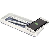 Leitz namizni organizator Wow s polnilcem za telefon, siva 5365-10-01 Cene