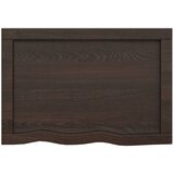  Kupaonska radna ploča tamnosmeđa 60x40x(2-4) cm tretirano drvo | shoptok.hr