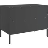 TV ormarić crni 68 x 39 x 50,5 cm čelični | shoptok.hr